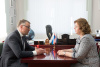 Встреча губернатора НАО Игоря Кошина и вице-спикера Госдумы Ольги Епифановой