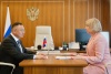 ​Ирина Гехт и глава Минстроя РФ Ирек Файзуллин провели рабочую встречу в Москве