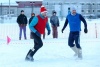 ​В НАО сыграли футбольный матч в валенках на снегу с российскими футболистами Сычёвым и Билялетдиновым