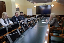 Ирина Гехт и Антон Басанский провели рабочую встречу
