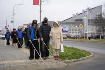 В Нарьян-Маре прошла акция «Мир на ощупь», приуроченная к Международному дню белой трости